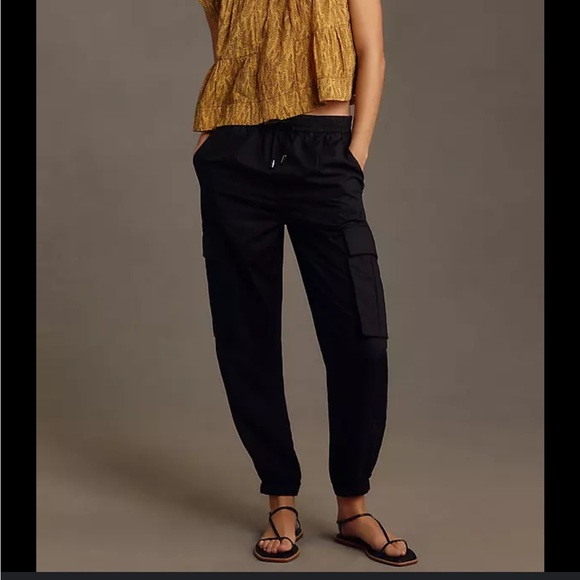 PAIGE Tucson Black Jogger Pants